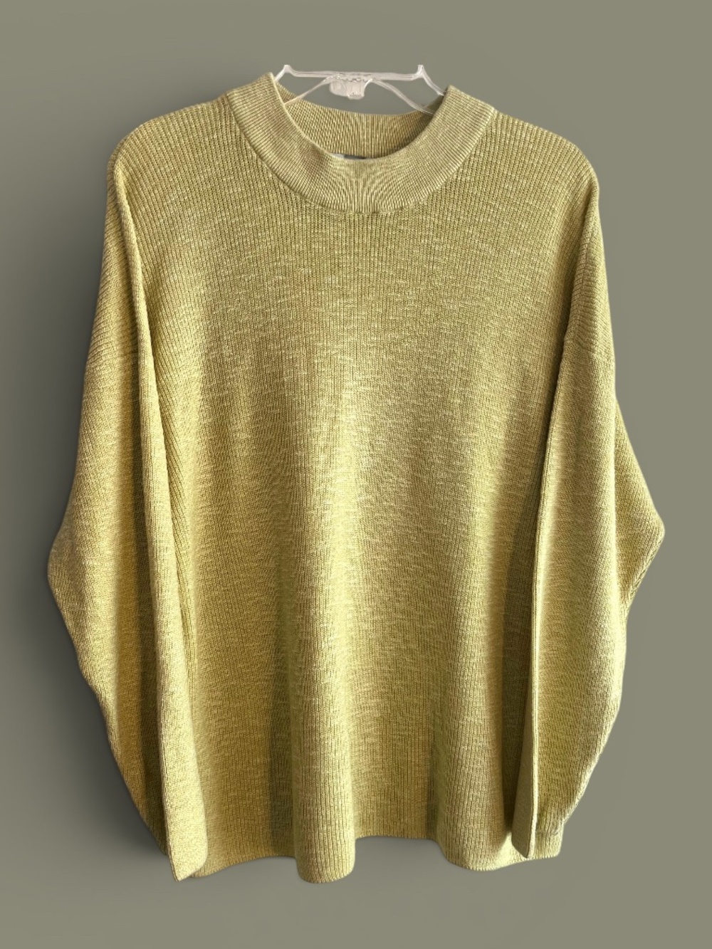 Free People Beach Crew Neck Oversized Lightweight Cotton Blend Sweater Sz S